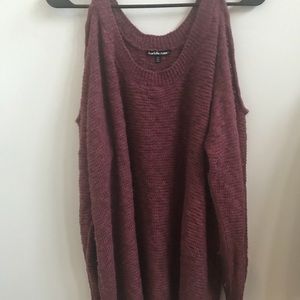 Cold Shoulder Sweater